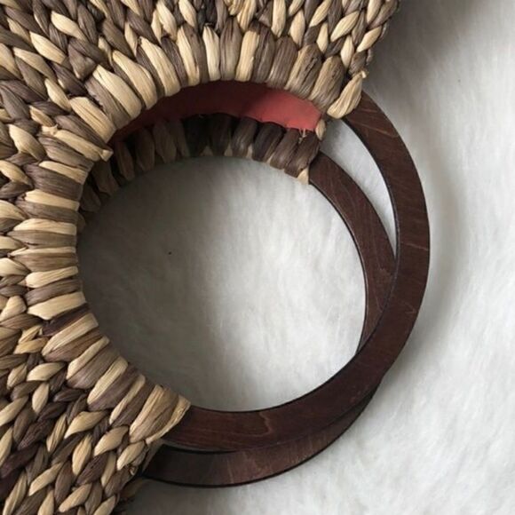 SALE..Large Tote Straw Bag‎ - Picture 3 of 4